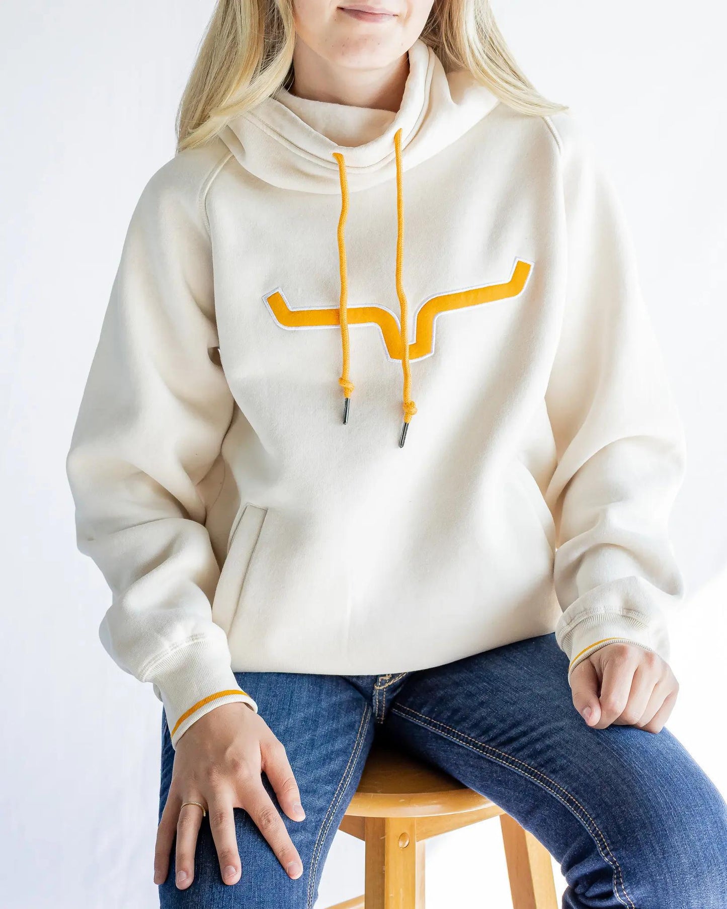 Kimes Ranch Women's Two Scoops Hoodie Natural weis-western-wear