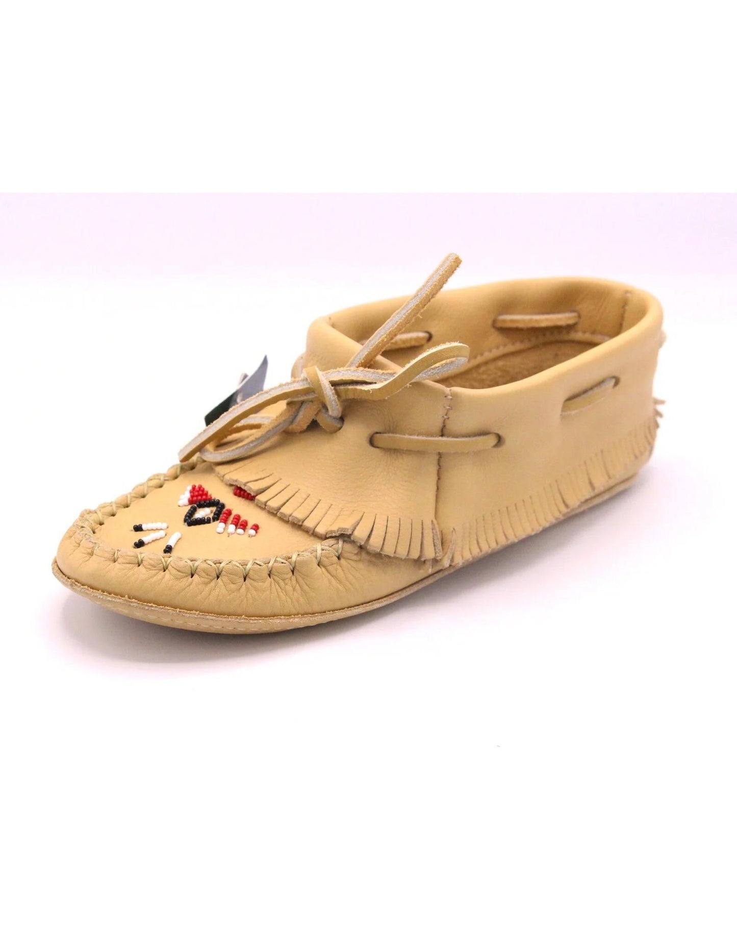 Laurentian Chief Papoose Beaded Double Soled Moccasins weis-western-wear