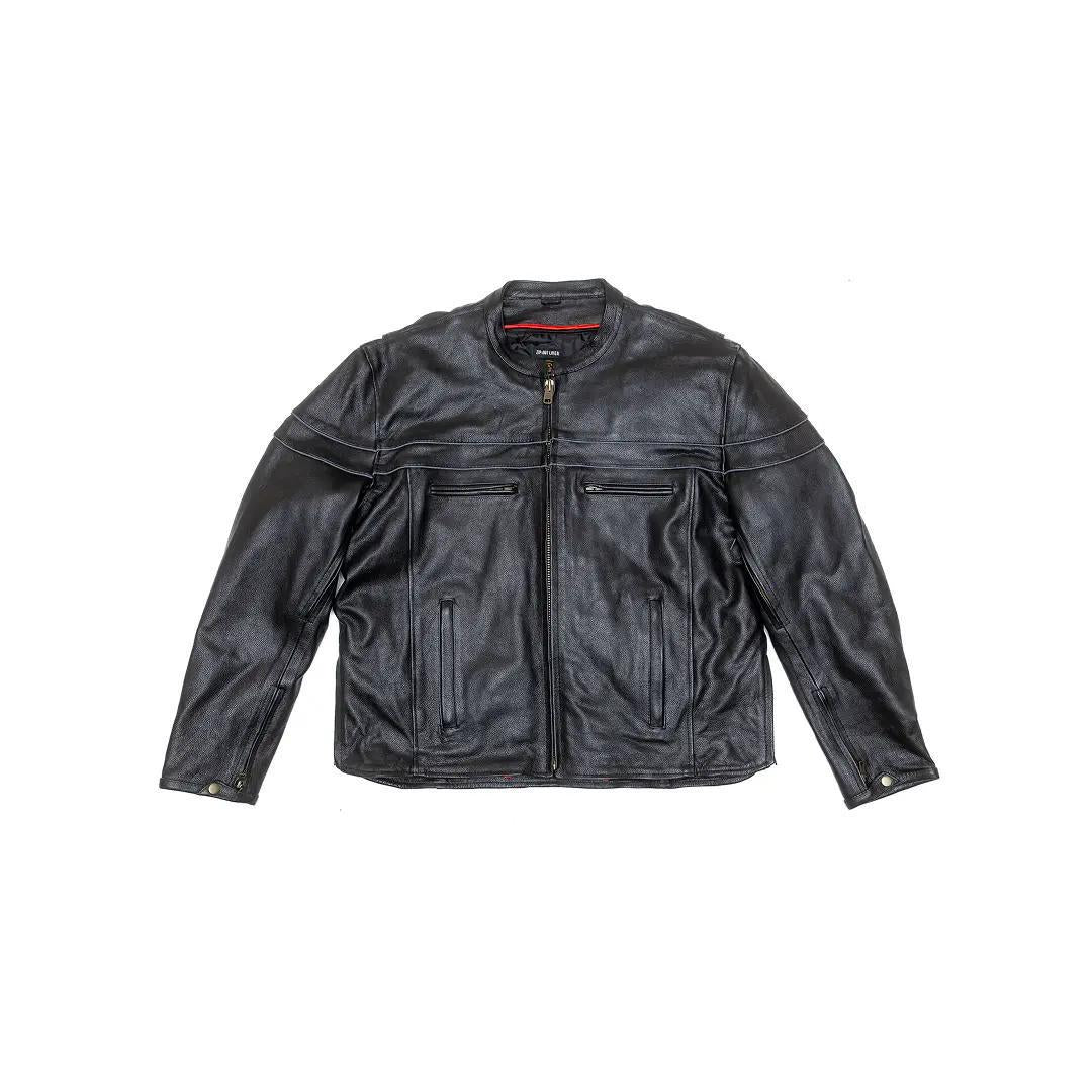Leather King “Crosswind” Vented Leather Jacket - Clearance