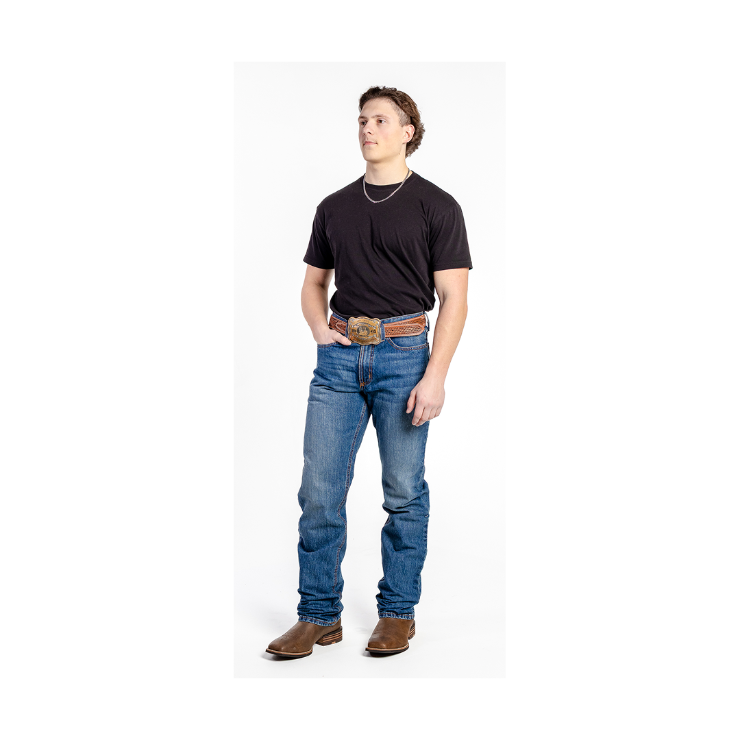 Cinch Men's Slim Fit Silver Label Medium Stone