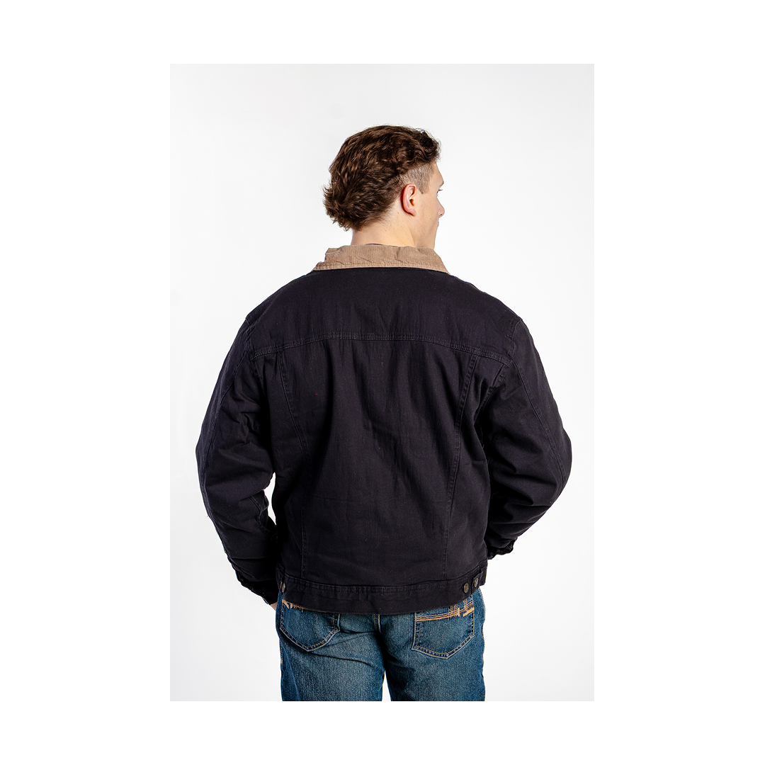 MWG Storm Rider Men's Jean Jacket Lined Black