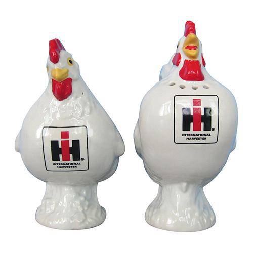 McCormick Farmall IH Rooster Salt and Pepper Set White MC-6848 - McCormick Farmall