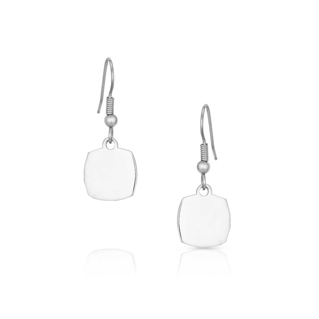 Montana Silversmiths Blue Earth Turquoise Drop Earrings - Montana Silversmiths