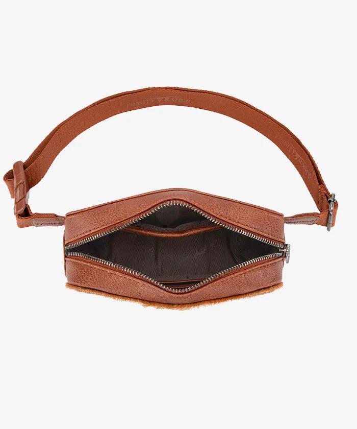 Montana West Trinity Ranch Hair-On Cowhide Fanny Pack