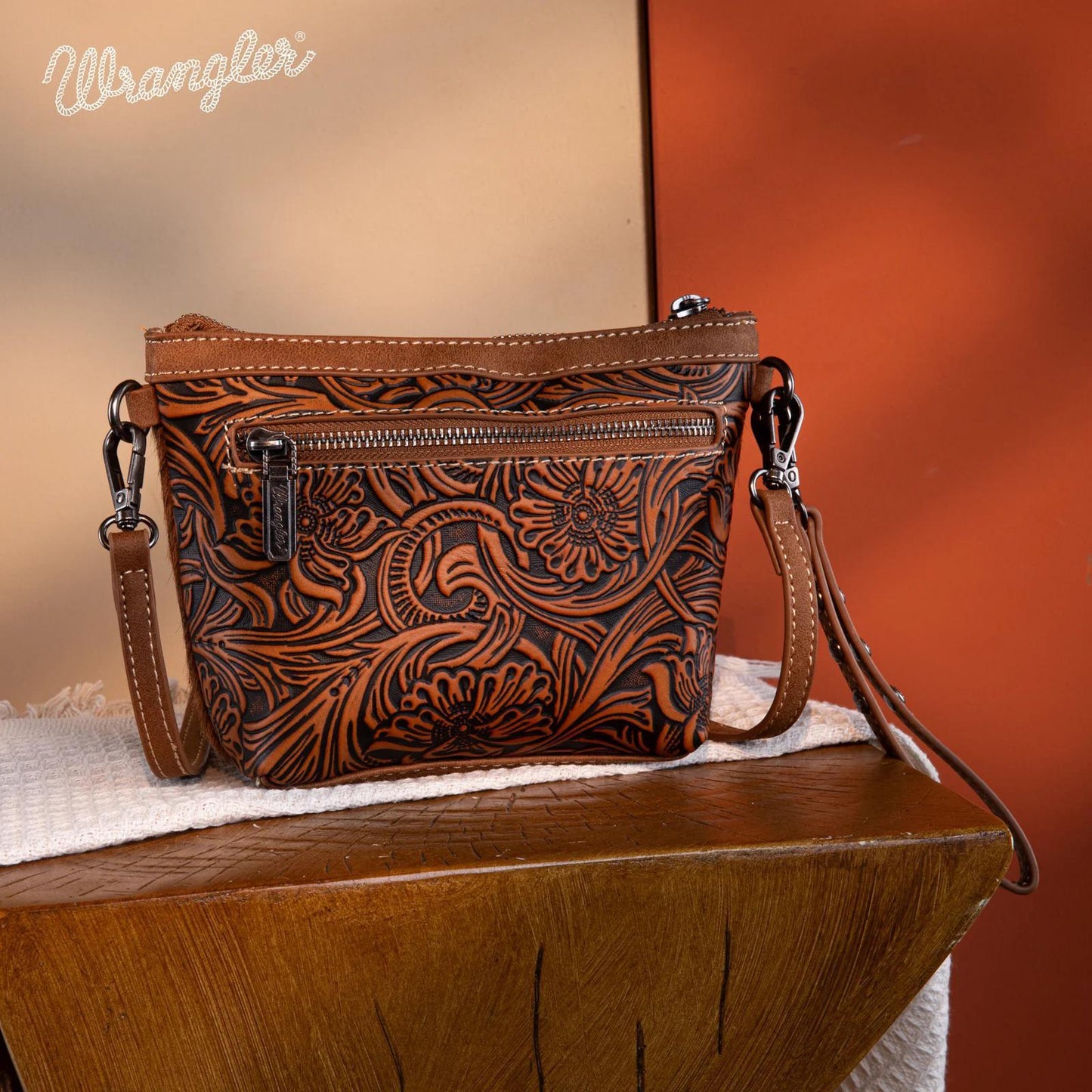 Montana West Wrangler Genuine Hair-On Cowhide Crossbody