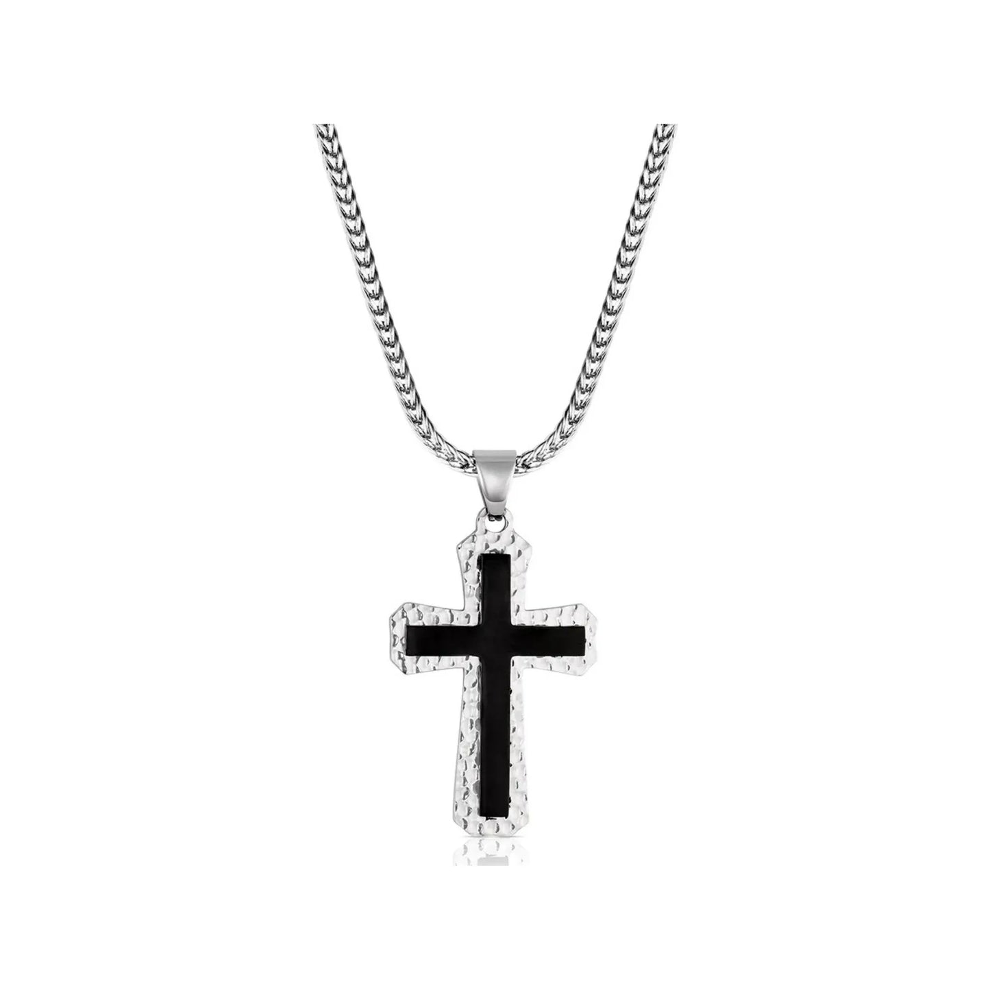 Montana Silversmiths Cast Your Worries Cross Necklace