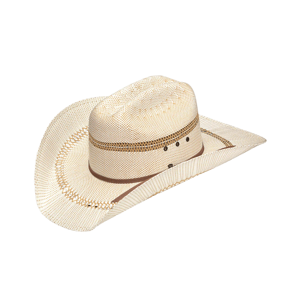Ariat Unisex Bangora 2-Cord Tan Straw Cowboy Hat - Ariat