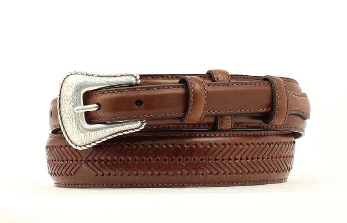 Nocona Men's Brown Top Hand Ranger Leather Belt N2476802