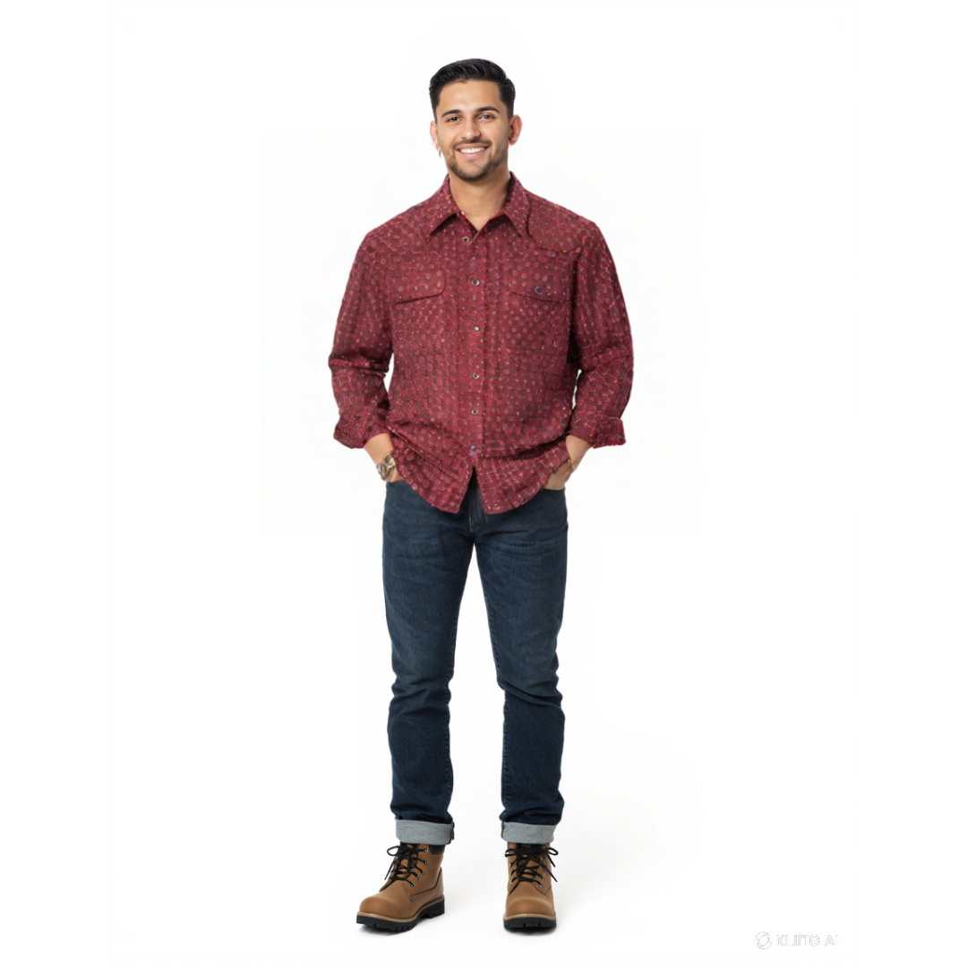 Panhandle Men’s Long Sleeve Snap Shirt