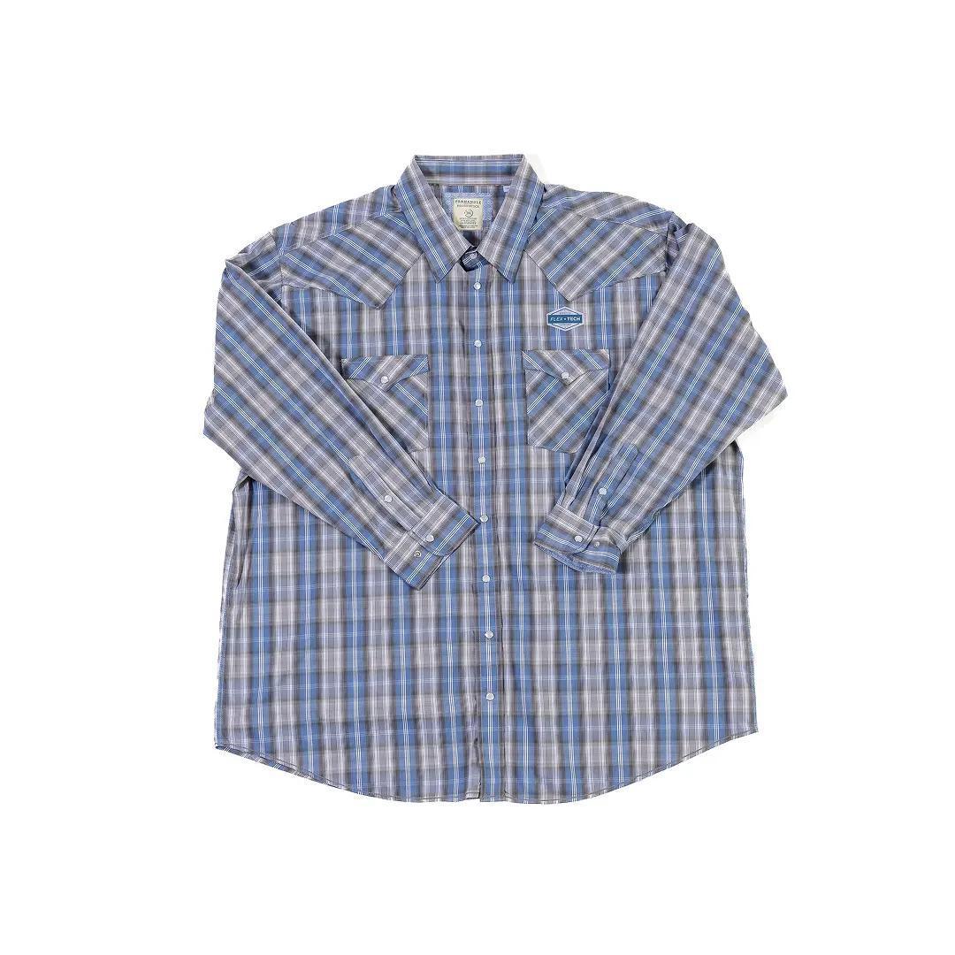 Panhandle Slim Men’s Flex Tech Long Sleeve Snap Shirt