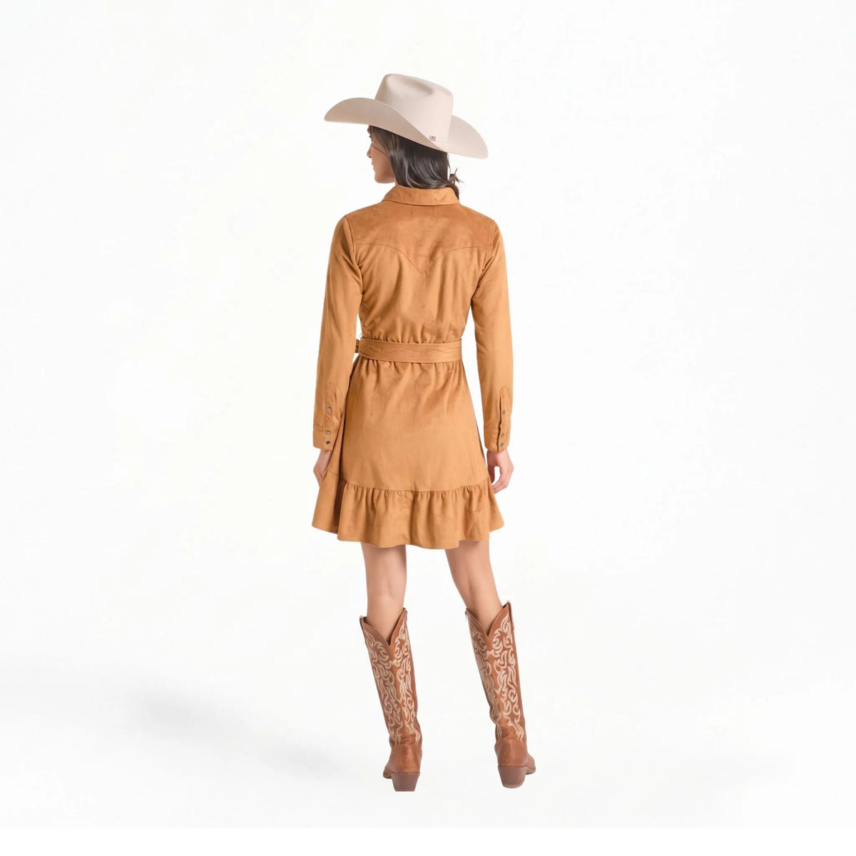Panhandle Slim Women's Microsuede Long Sleeve Dress