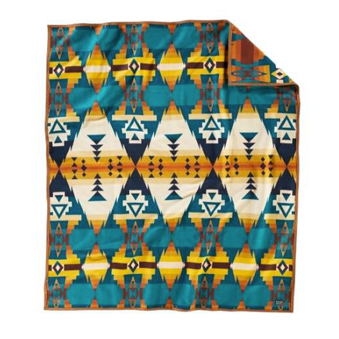 Pendleton Siskiyou Orange Blanket ZE493-53939 weis-western-wear