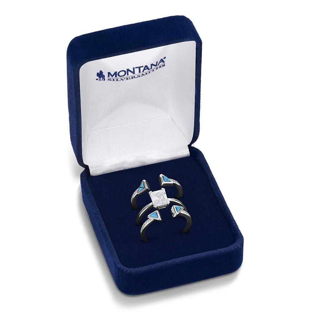 Montana Silversmiths Skyline Stack Ring Set - Montana Silversmiths