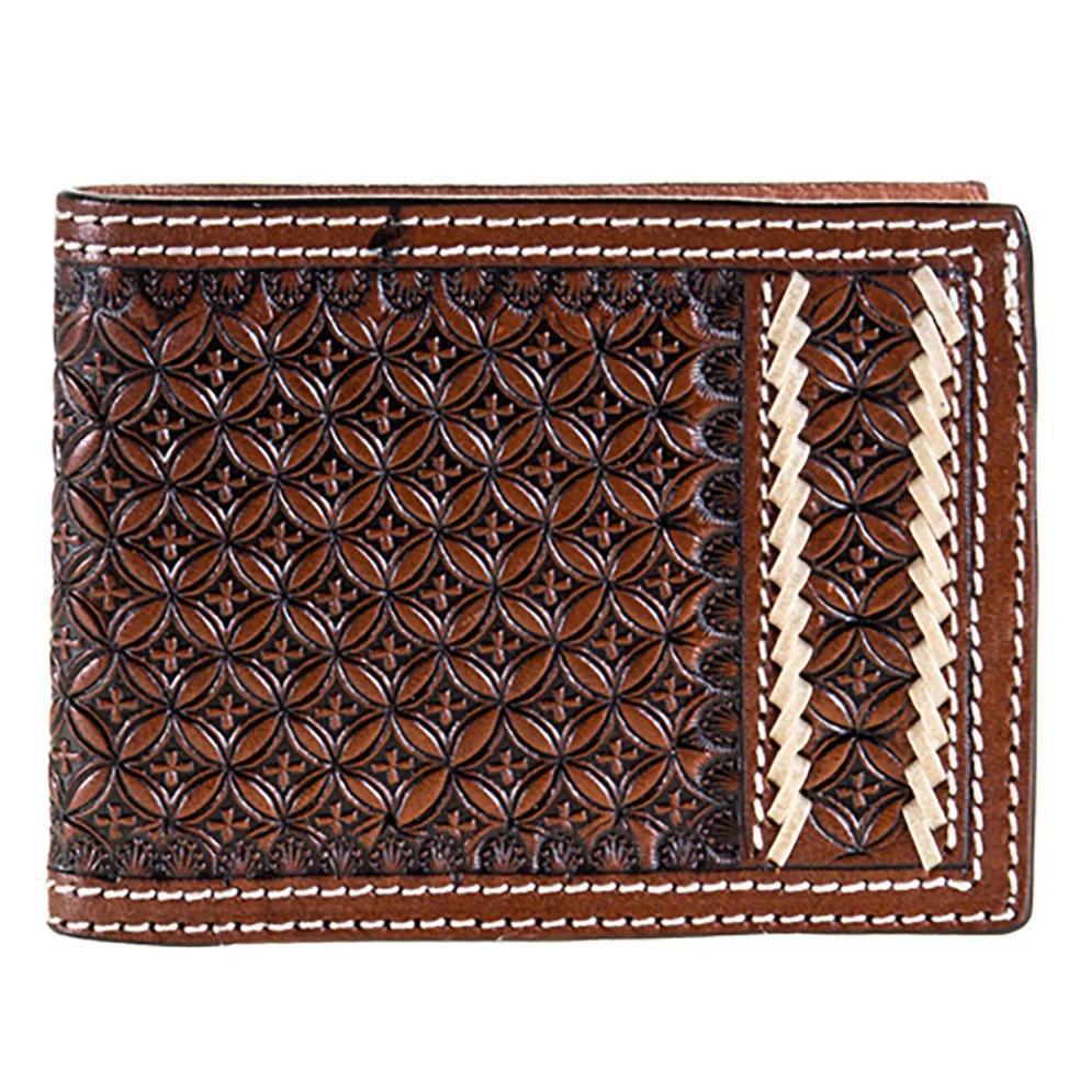 Ranger Belt Co. Leather Bi-Fold Wallet with Lace Detail - Ranger Belt Co.