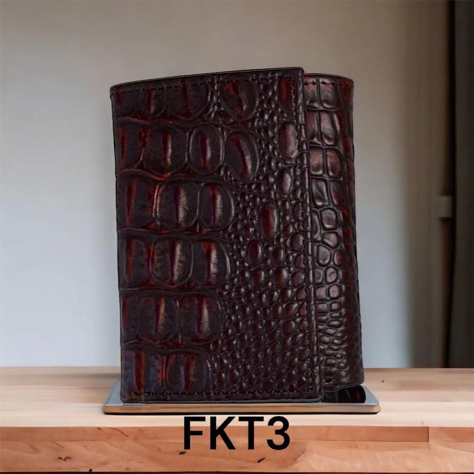 Ranger Belt Company Trifold Croc Embossed