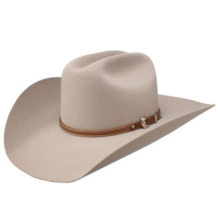 Resistol Men's George Strait Ponderosa 6X Felt Cowboy Hat Buckskin