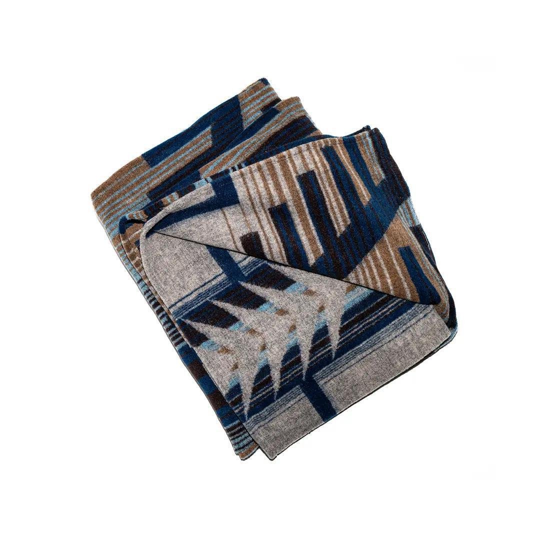 Rock and Roll Printed Fleece Blanket - Rock & Roll Denim