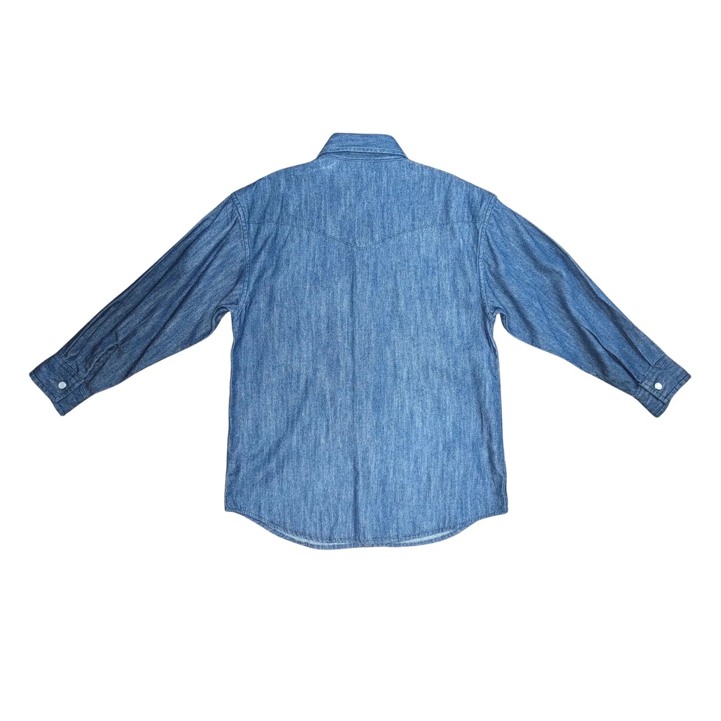 Rock & Roll Men's Denim Snap Long Sleeve Shirt - Rock & Roll Denim