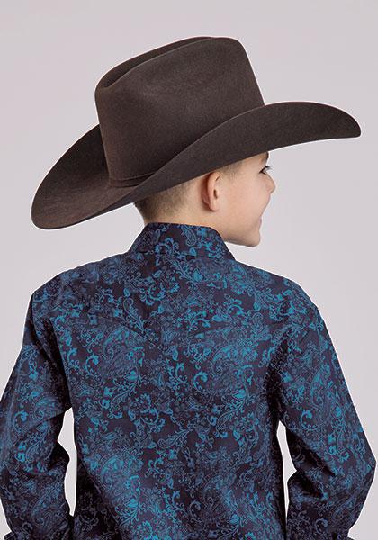 Roper Boy's Long Sleeve Western Shirt