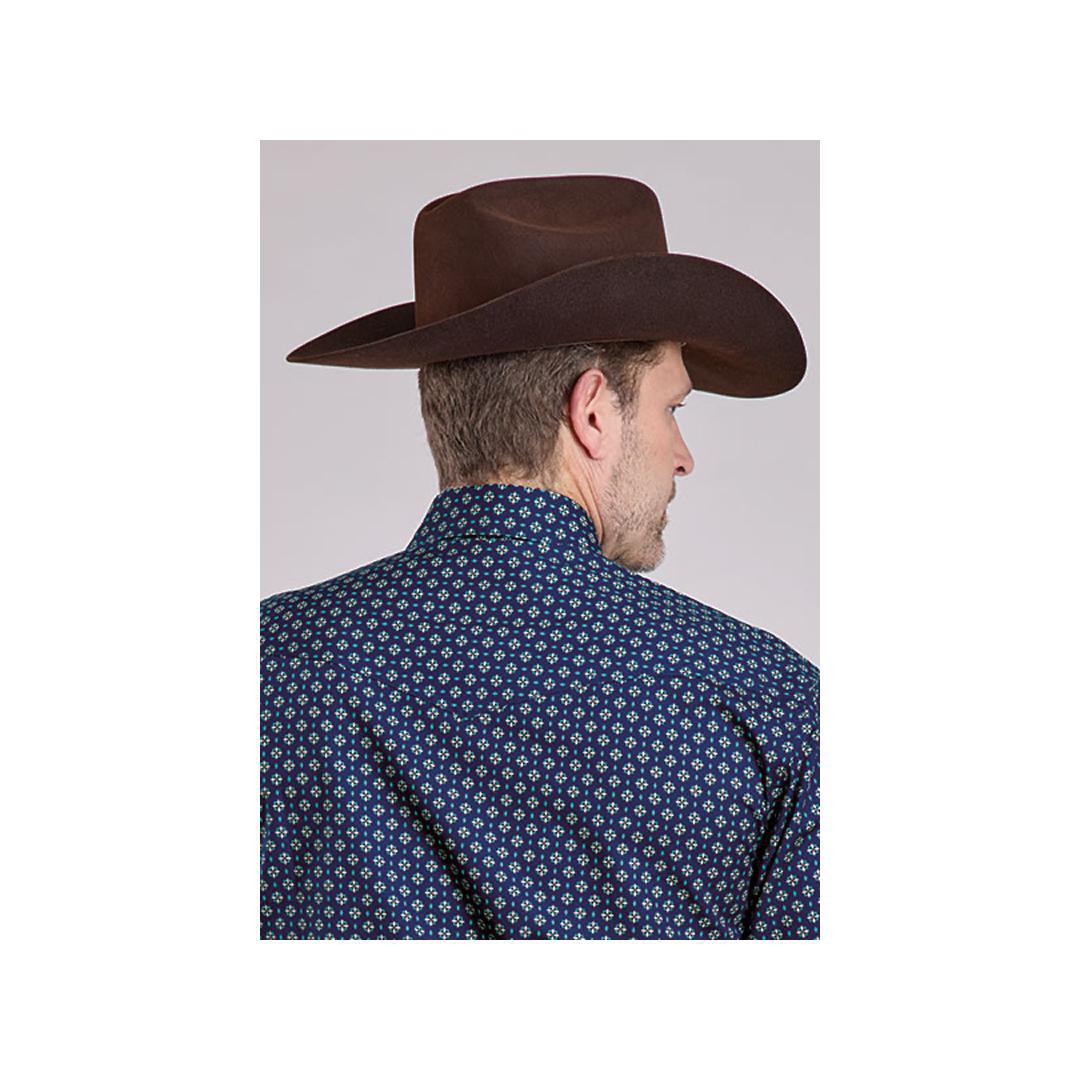 Roper Men's Blue Long Sleeve Snap Western Shirt weis-western-wear