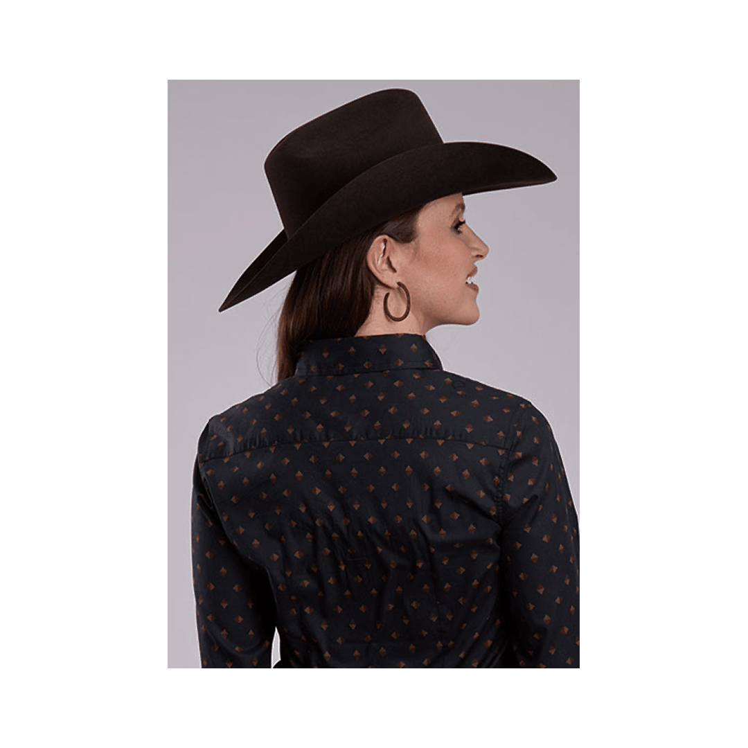 Roper Women's Performance Shirt Aztec Foulard Print - Roper