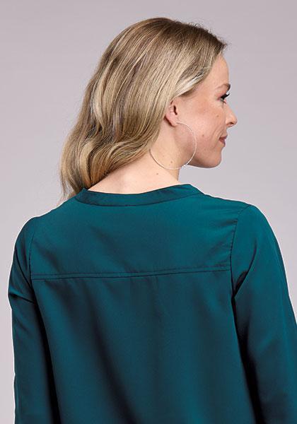 Roper Women's Pretty Peasant Blouse in Teal weis-western-wear