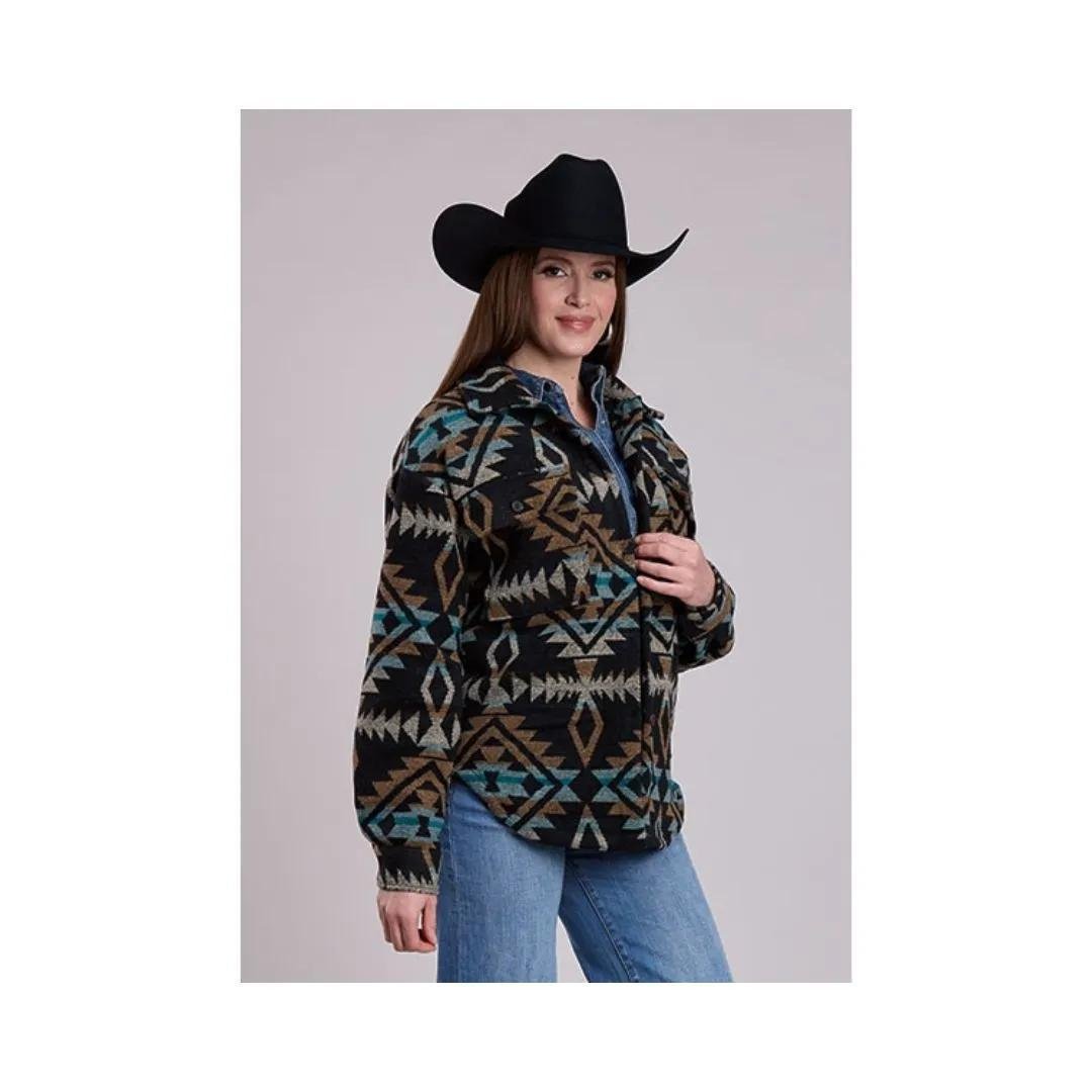 Roper Women's Shacket Woven Aztec - Roper