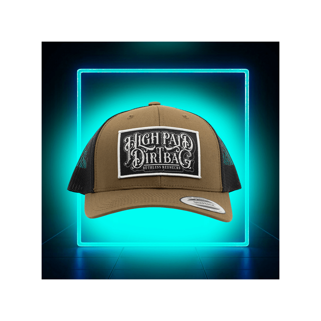 Ruthless Rednecks Gunsmoke Curved Brim Coyote Hat - Ruthless Rednecks