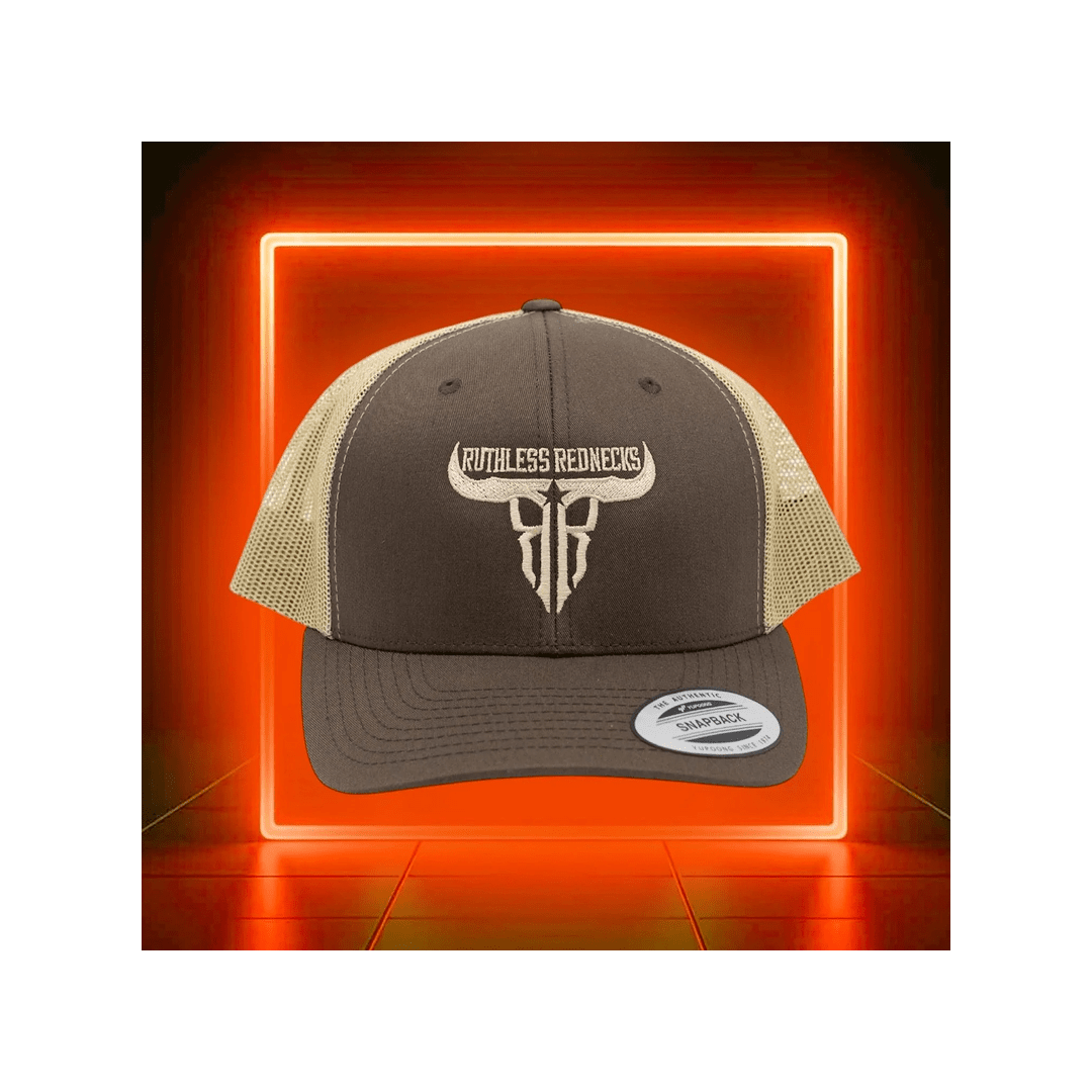 Ruthless Rednecks Raw Talent Curved Brim Brown Hat - Ruthless Rednecks