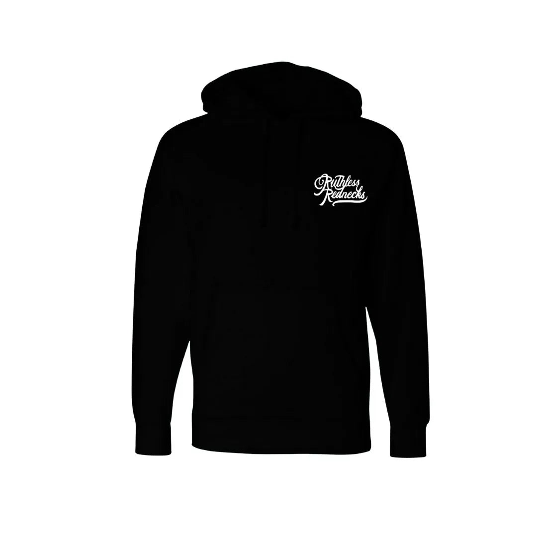 Ruthless Rednecks Men's Whiskey Heavyweight 10oz Hoodie Black