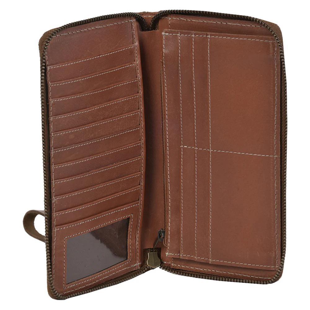 STS Ranchwear Cowhide Bentley Wallet