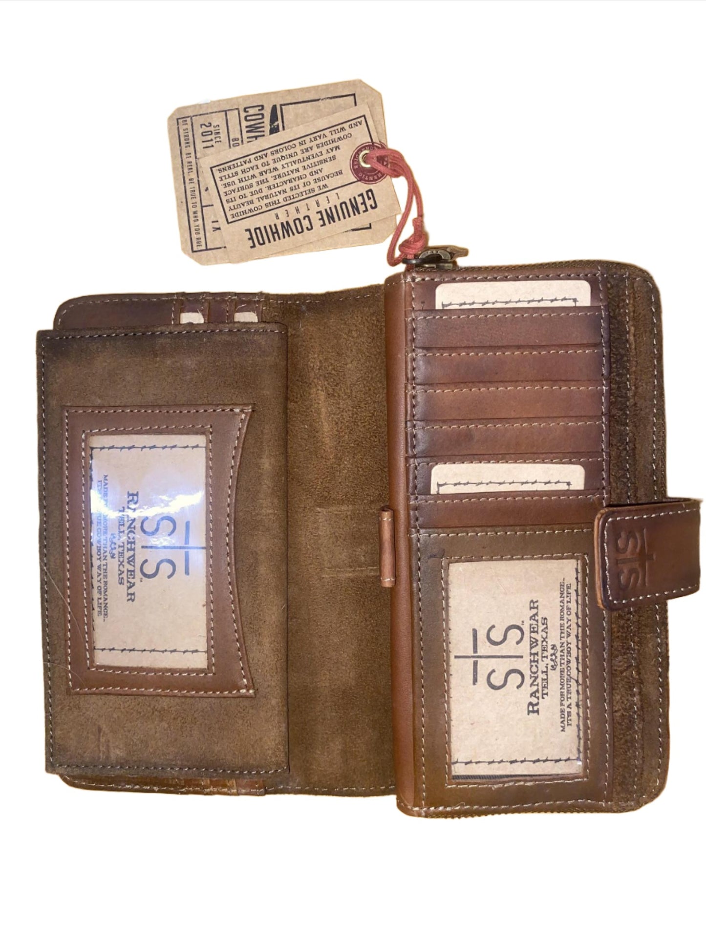 STS Ranchwear Cowhide Chelsea Wallet