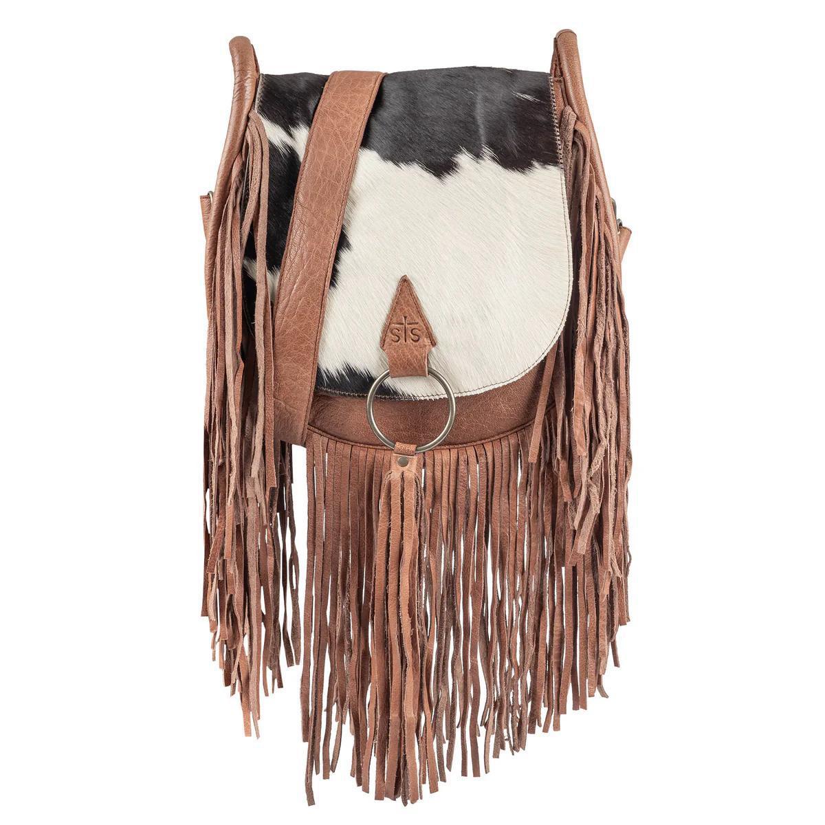 STS Ranchwear Indie Cowhide Saddle Bag - STS Ranchwear