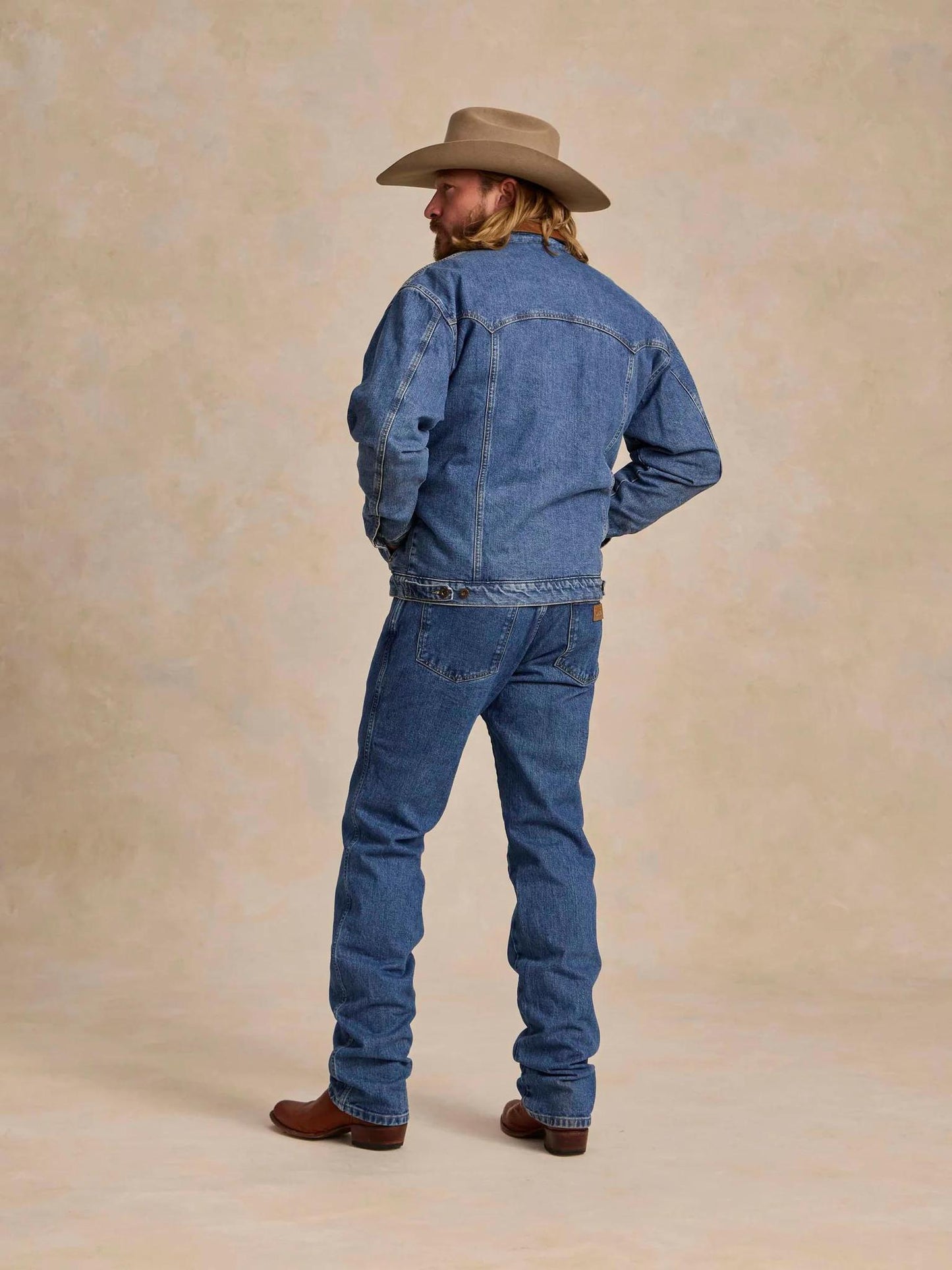 Schaefer Men's Legend Denim Jacket with Fleece Lining