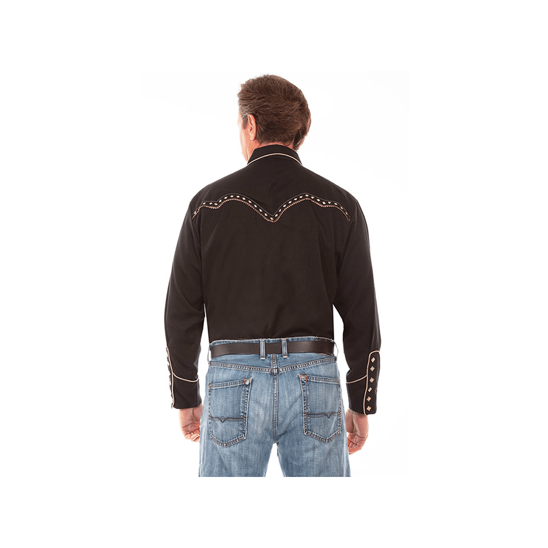 Scully Men's Diamond Yoke Western Shirt - Scully