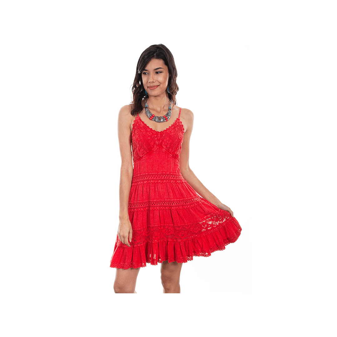 Scully Women's Brick Cantina Spaghetti Strap Dress - Scully