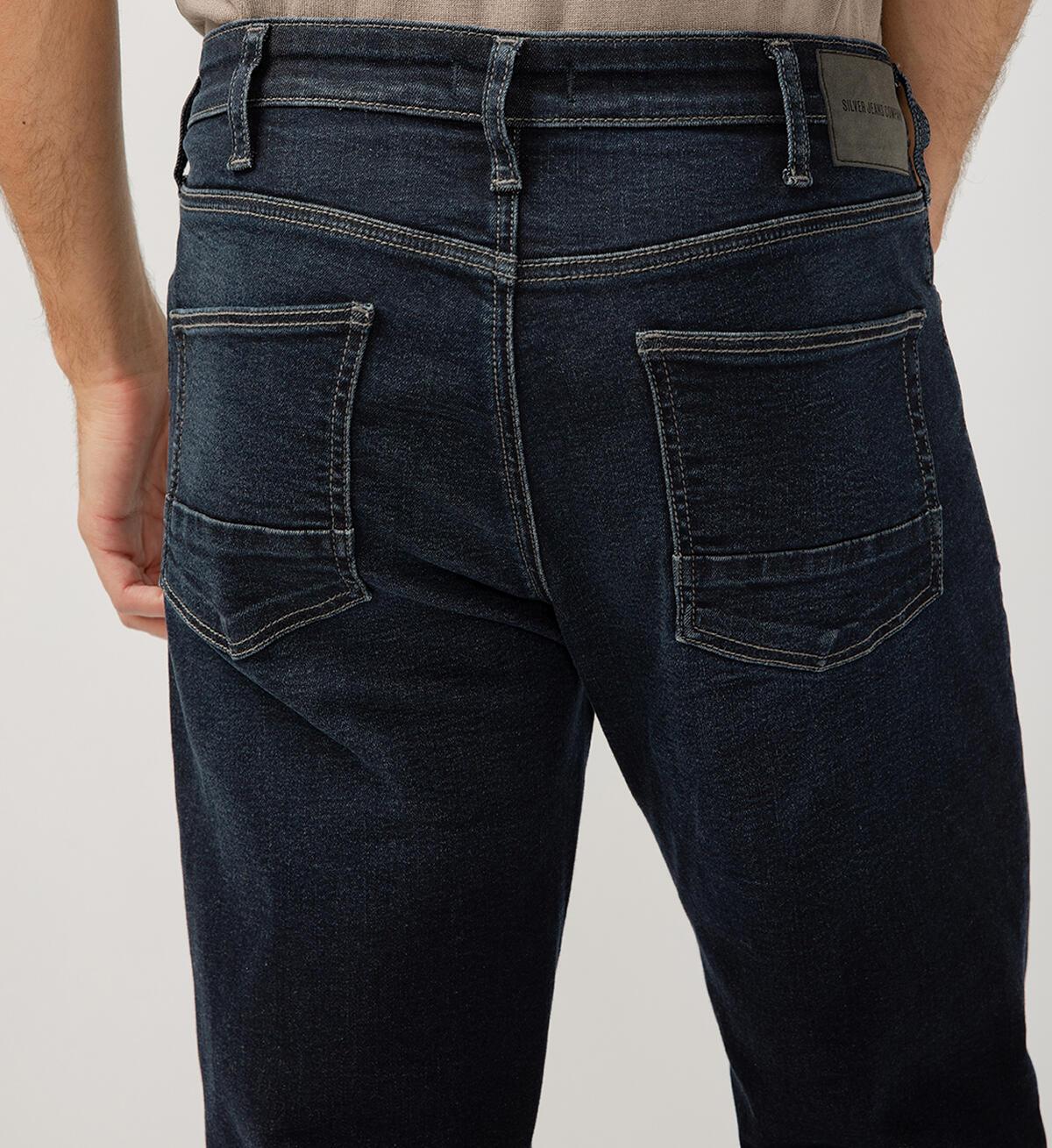 Silver Men's Machray Athletic Fit Straight Leg Jeans