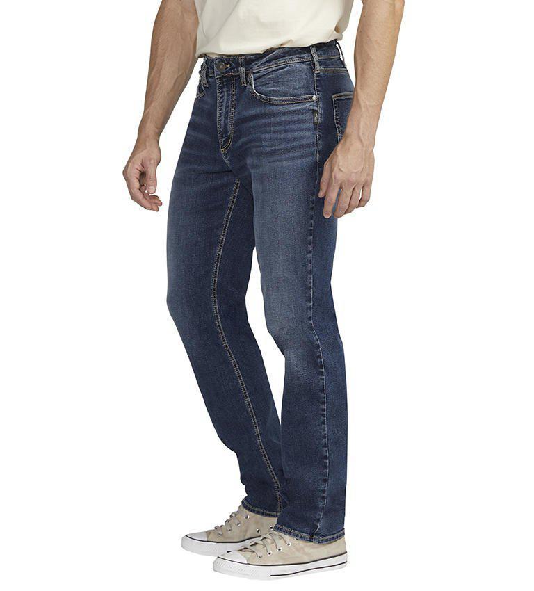 Silver Men's Machray Athletic Fit Straight Leg Jean M63410FCB354