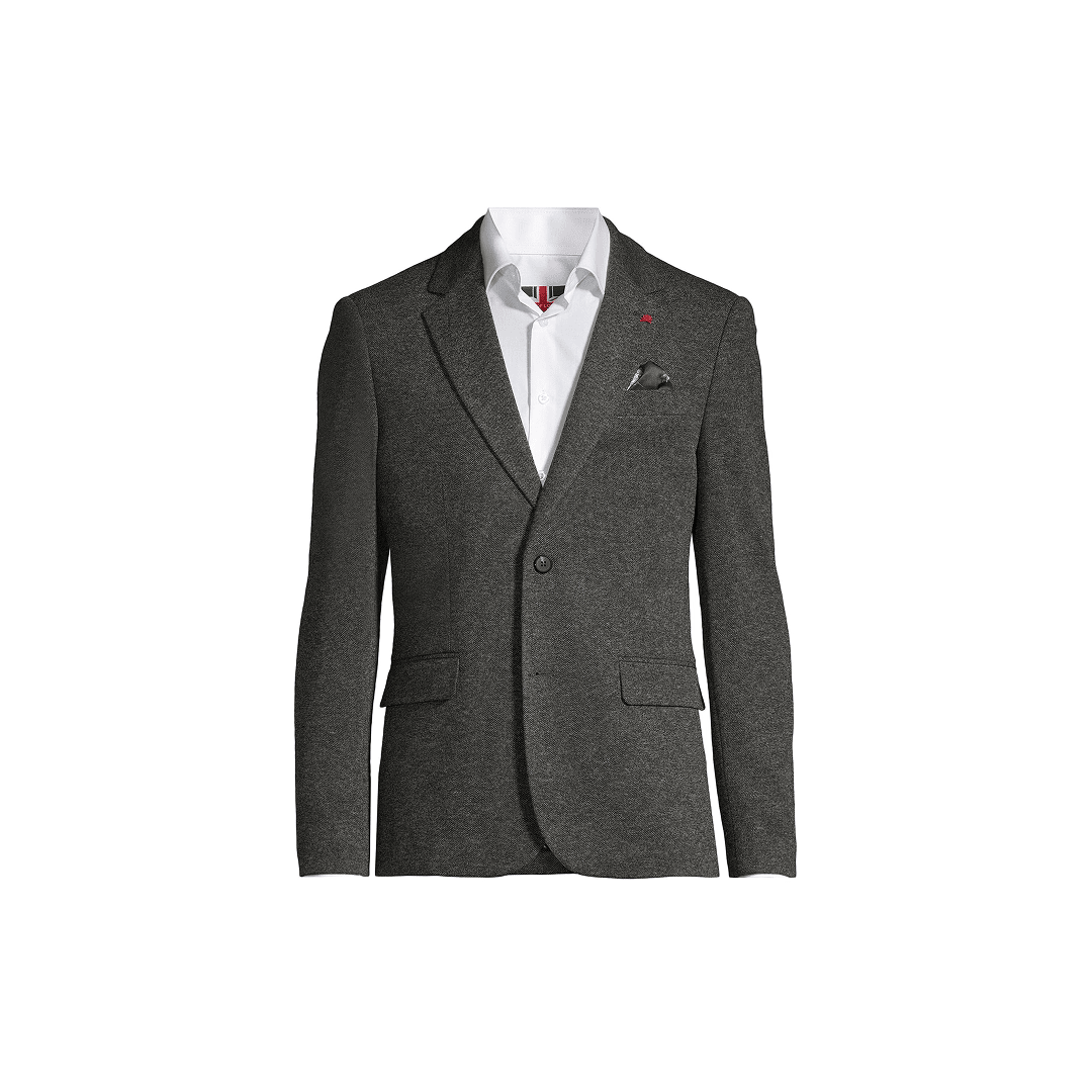 Soul Of London Blend Blazer – Men's, Charcoal, Wool