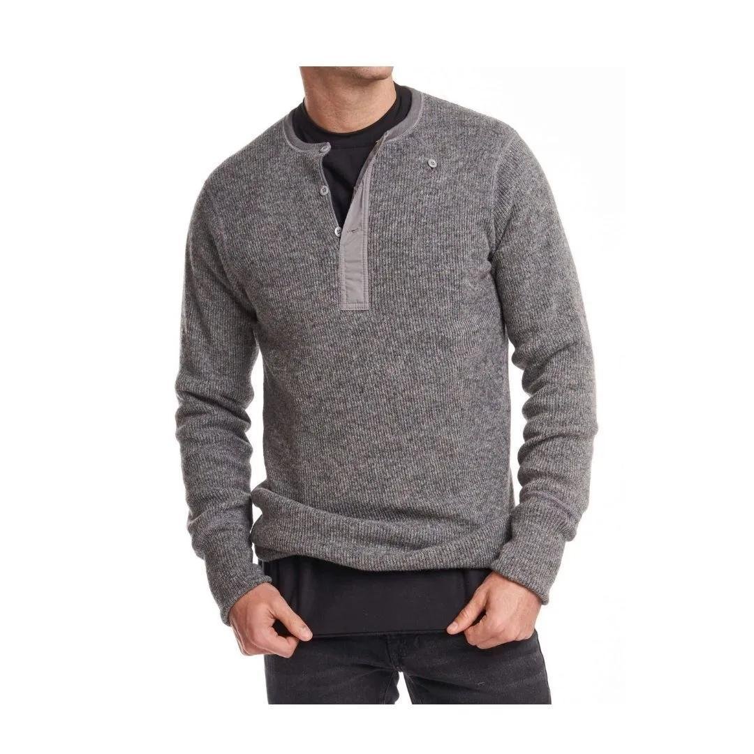 Stanfield Men's Heavy Weight Wool Henley - Stanfield's