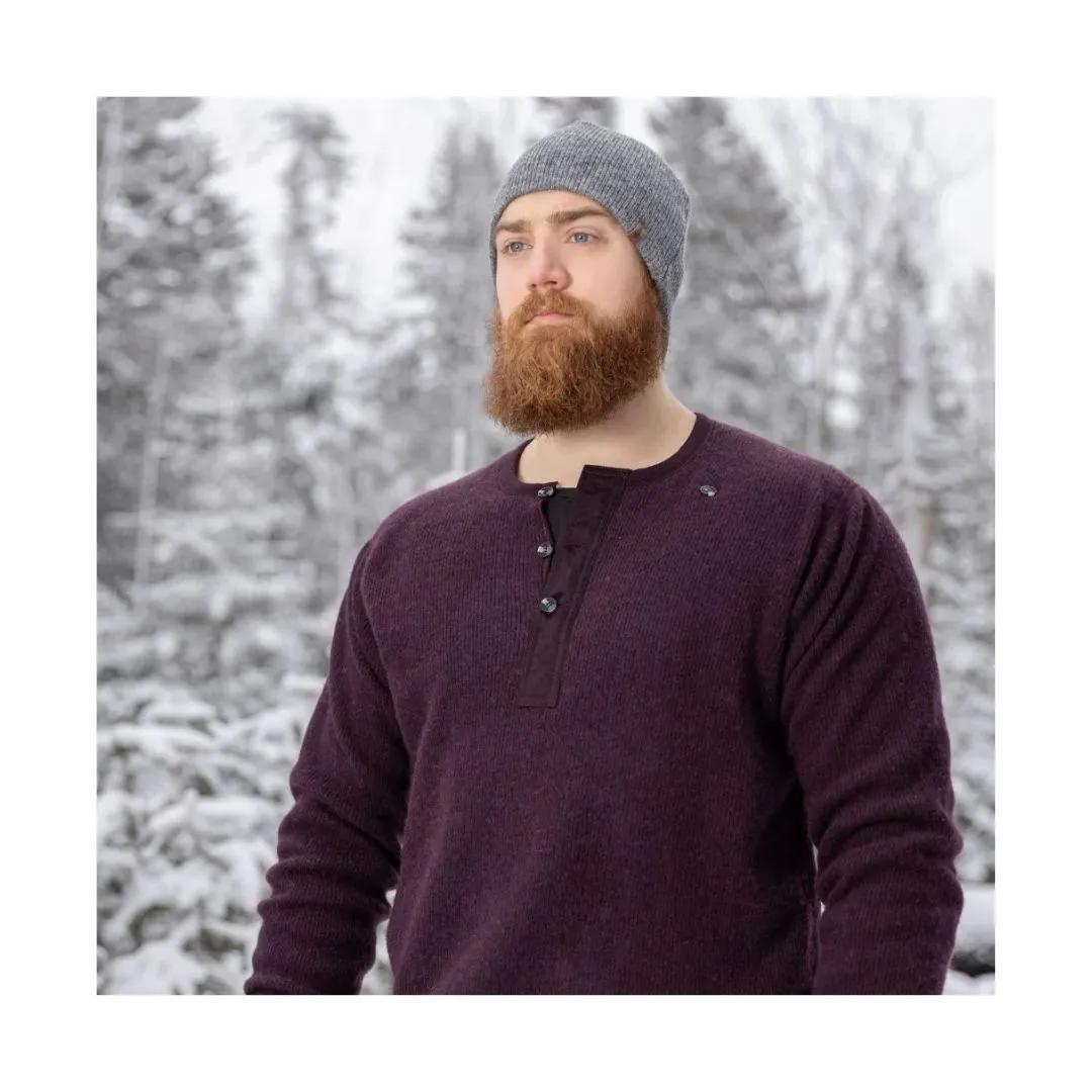 Stanfield's Unisex Heritage Heavy Wool Henley with Graphene Fleece Liner - Stanfield's