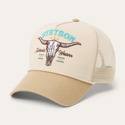 Stetson Graphic Skull Trucker Cap - Stetson