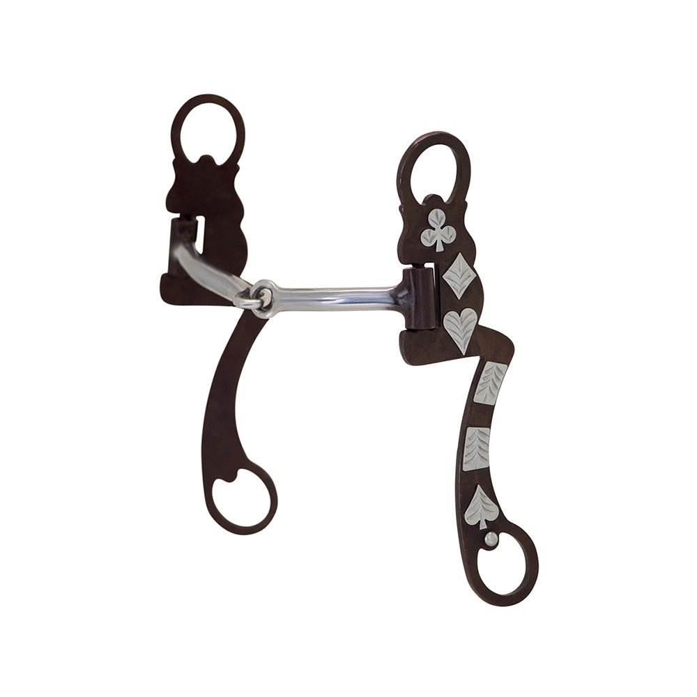 Cowboy Tack Tombstone Gambler Snaffle Bit - Cowboy Tack