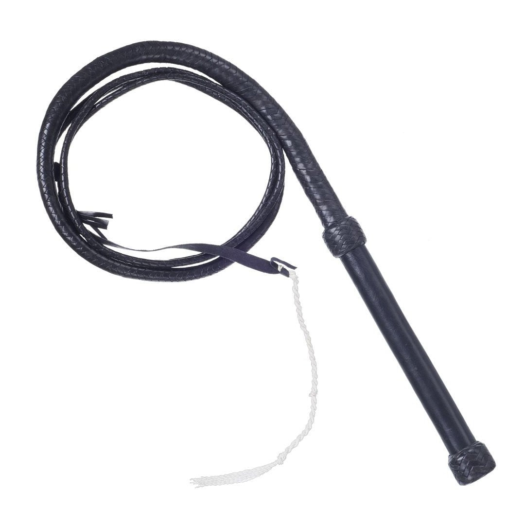 Tough 1 Black 10 Feet Deluxe Braided Bull Whip Black