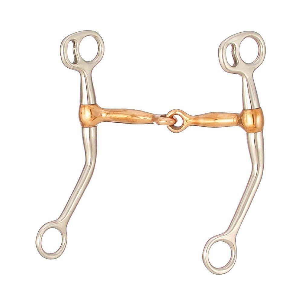 Tough1 Training Snaffle with Copper Mouth - Tough 1