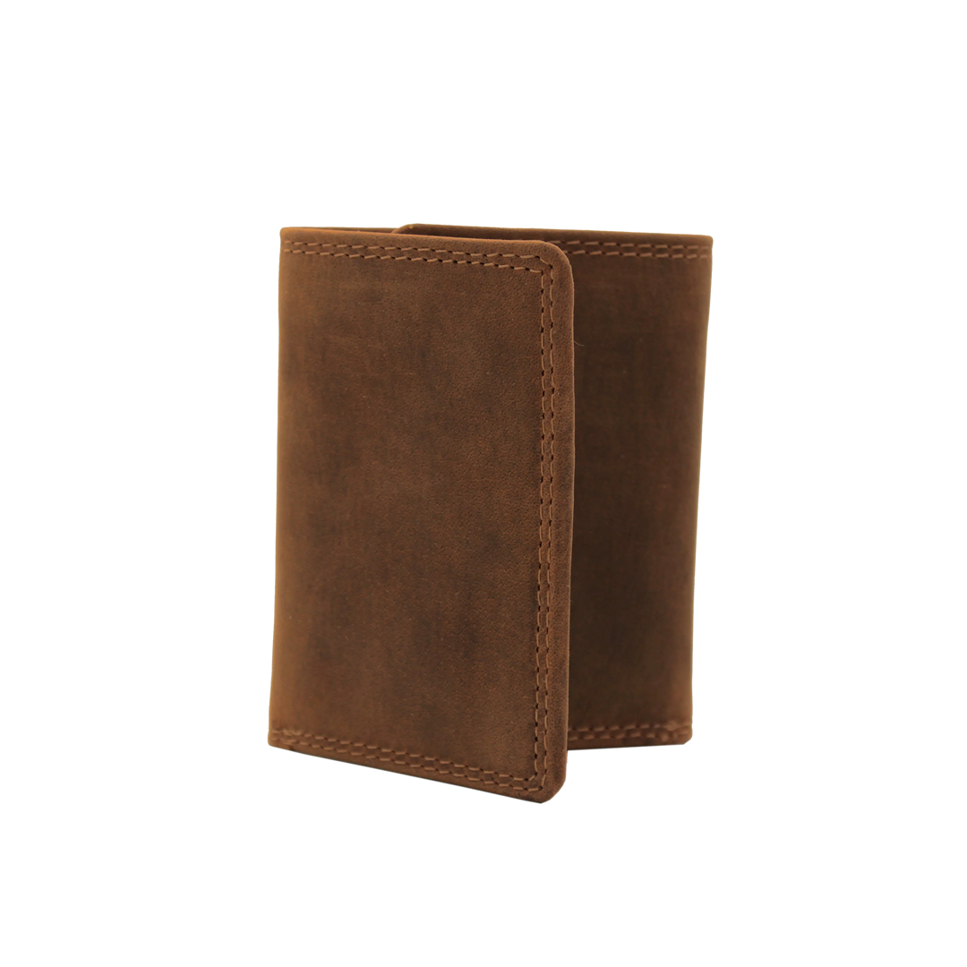 Rugged Earth Leather Wallet w/ Fold-Over I.D. Holder weis-western-wear