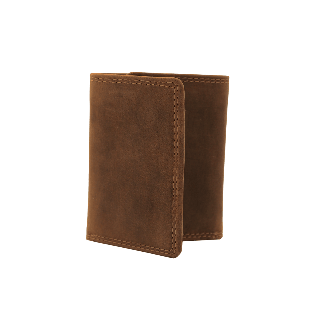 Rugged Earth Leather Wallet w/ Fold-Over I.D. Holder - Rugged Earth