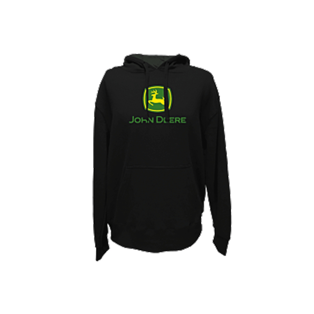 John Deere Men's Pullover Hoodie w/ Logo - John Deere