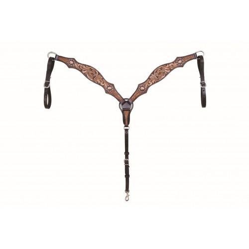 Western Rawhide Country Legend Two-Tone Breastcollar - Western Rawhide