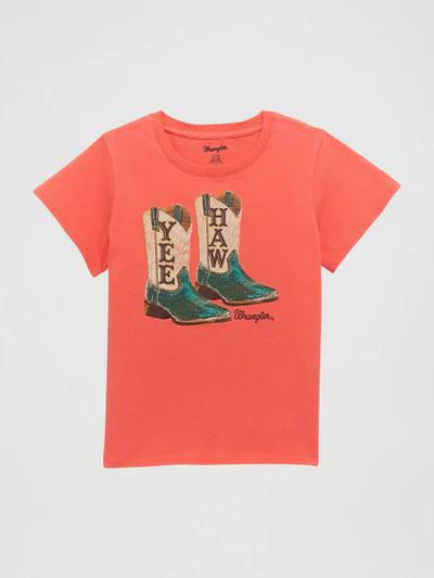 Wrangler Girl's Short Sleeve T-Shirt - Wrangler